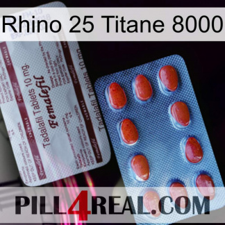 Rhino 25 Titanium 8000 36